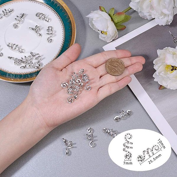 PandaHall 20pcs Vikings Spiral Hair Beads Rings Dreadlock Norse Spiral Hair Coils Spring Beads Hair Accessories for Braid Beards Hair...
PandaHall 20pcs Vikings Spiral Hair Beads Rings Dreadlock Norse Spiral Hair Coils Spring Beads Hair Accessories for Braid Beards Hair...