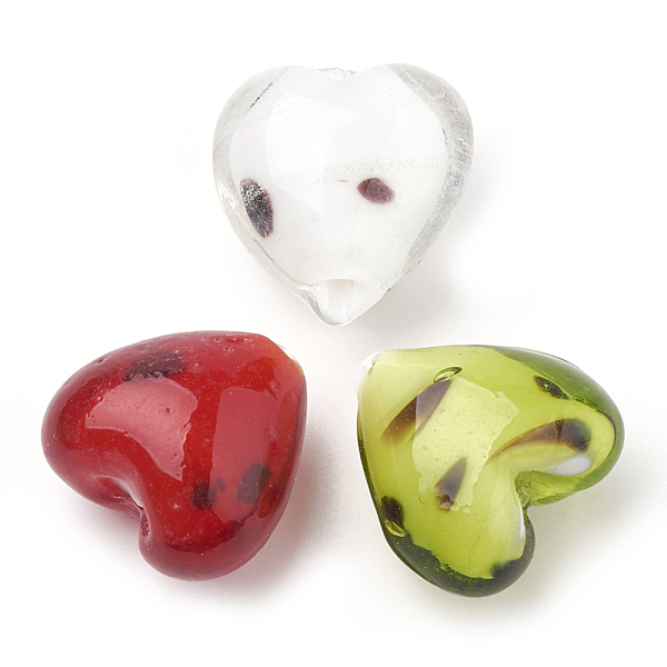 PandaHall Handmade Lampwork Beads, Heart, Mixed Color, 20~21x20~20.5x13.5~14.5mm, Hole: 1.5mm Lampwork Heart Multicolor
PandaHall Handmade Lampwork Beads, Heart, Mixed Color, 20~21x20~20.5x13.5~14.5mm, Hole: 1.5mm Lampwork Heart Multicolor
