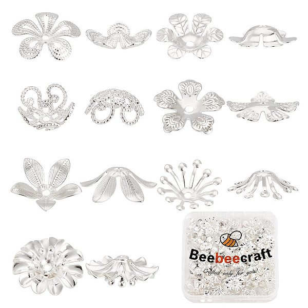 PandaHall Beebeecraft 70Pcs/Box 7 Style Bead Caps 925 Sterling Silver Plated Brass Flower End Caps Loose Beads for Bracelet Necklace DIY...
PandaHall Beebeecraft 70Pcs/Box 7 Style Bead Caps 925 Sterling Silver Plated Brass Flower End Caps Loose Beads for Bracelet Necklace DIY...