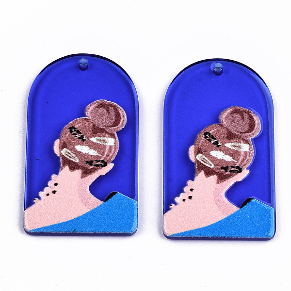 PandaHall Transparent Acrylic Pendants, 3D Printed, Half Oval with Woman Pattern, Blue, 43x24.5x3.5mm, Hole: 1.8mm Acrylic Others Blue
PandaHall Transparent Acrylic Pendants, 3D Printed, Half Oval with Woman Pattern, Blue, 43x24.5x3.5mm, Hole: 1.8mm Acrylic Others Blue