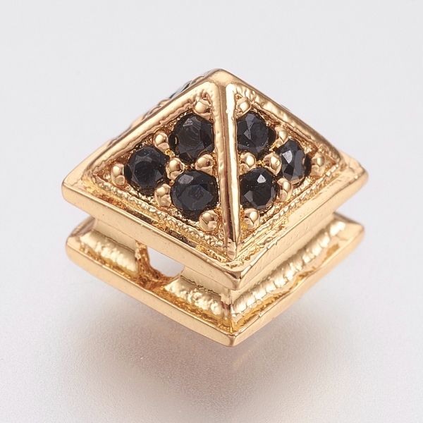 PandaHall Brass Micro Pave Cubic Zirconia Beads, Lead Free & Cadmium Free, Rivet, Golden, 8x8x8mm, Hole: 1.8mm Brass+Cubic Zirconia Others
PandaHall Brass Micro Pave Cubic Zirconia Beads, Lead Free & Cadmium Free, Rivet, Golden, 8x8x8mm, Hole: 1.8mm Brass+Cubic Zirconia Others