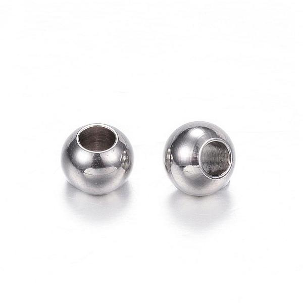 PandaHall 201 Stainless Steel Beads, Round, Stainless Steel Color, 5x4mm, Hole: 2.2mm 201 Stainless Steel Round
PandaHall 201 Stainless Steel Beads, Round, Stainless Steel Color, 5x4mm, Hole: 2.2mm 201 Stainless Steel Round