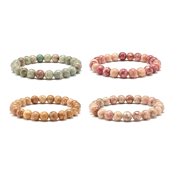 PandaHall 8.5mm Dyed Natural Maifanite/Maifan Stone Round Beads Stretch Bracelet for Girl Women, Mixed Color, Inner Diameter: 2-1/8 inch..., Multicolor
PandaHall 8.5mm Dyed Natural Maifanite/Maifan Stone Round Beads Stretch Bracelet for Girl Women, Mixed Color, Inner Diameter: 2-1/8 inch..., Multicolor