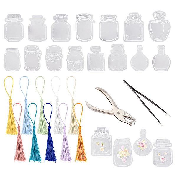 PandaHall GLOBLELAND 60Pcs Transparent Dried Flower Bookmarks with Colorful Tassels and Tweezer Hole Punch DIY Bottle Shaped Blank Bookmark..., Multicolor
PandaHall GLOBLELAND 60Pcs Transparent Dried Flower Bookmarks with Colorful Tassels and Tweezer Hole Punch DIY Bottle Shaped Blank Bookmark..., Multicolor