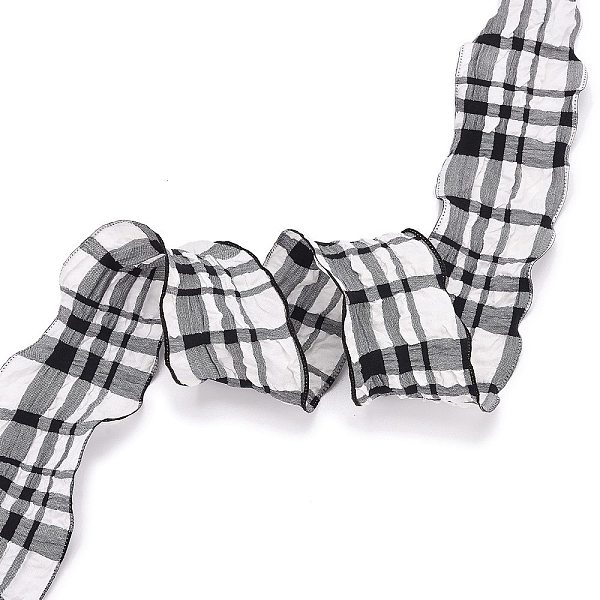 PandaHall 20 Yards Polyester Ruffled Ribbon, Pleated Tartan Ribbon for Wedding, Gift, Party Decoration, Black, 1-1/2 inch(38mm), about 20.00...
PandaHall 20 Yards Polyester Ruffled Ribbon, Pleated Tartan Ribbon for Wedding, Gift, Party Decoration, Black, 1-1/2 inch(38mm), about 20.00...