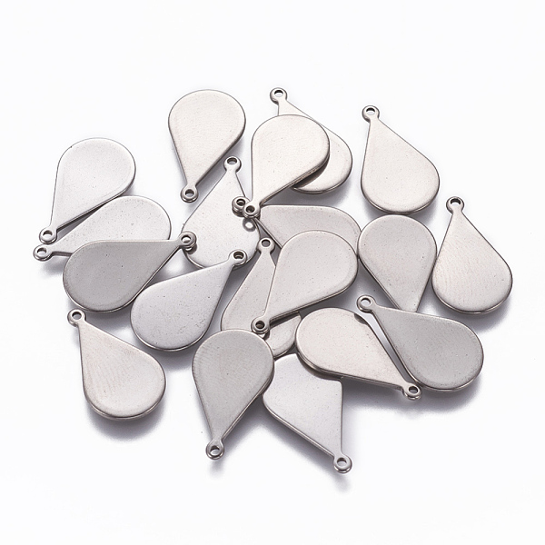 PandaHall 201 Stainless Steel Pendants, Stamping Blank Tag, Teardrop, Stainless Steel Color, 18x10x1mm, Hole: 1mm 201 Stainless Steel...
PandaHall 201 Stainless Steel Pendants, Stamping Blank Tag, Teardrop, Stainless Steel Color, 18x10x1mm, Hole: 1mm 201 Stainless Steel...