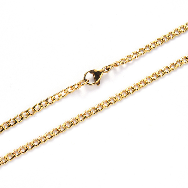 PandaHall Men's Vacuum Plating 304 Stainless Steel Cuban Link Chain Necklace, with Lobster Claw Clasp, Golden, 19.68 inch(50cm), Link...
PandaHall Men's Vacuum Plating 304 Stainless Steel Cuban Link Chain Necklace, with Lobster Claw Clasp, Golden, 19.68 inch(50cm), Link...
