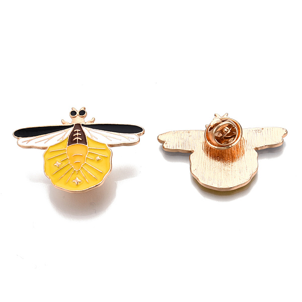 PandaHall Bees Shape Enamel Pin, Light Gold Plated Alloy Badge for Backpack Clothes, Nickel Free & Lead Free, Gold, 28x39mm Alloy+Enamel...
PandaHall Bees Shape Enamel Pin, Light Gold Plated Alloy Badge for Backpack Clothes, Nickel Free & Lead Free, Gold, 28x39mm Alloy+Enamel...