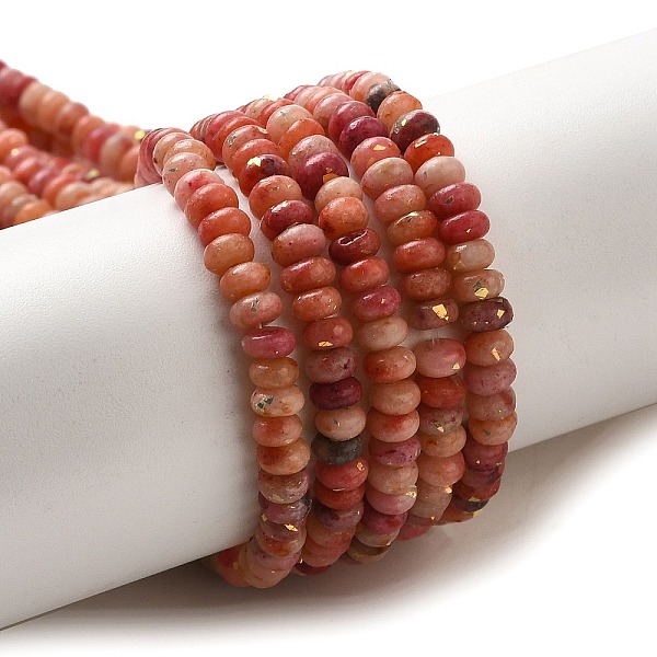 PandaHall Natural Dolomite Beads Strands, with Synthetic Opal, Dyed, Rondelle, Light Coral, 4x2mm, Hole: 0.7mm, about 177pcs/strand, 15.94''...
PandaHall Natural Dolomite Beads Strands, with Synthetic Opal, Dyed, Rondelle, Light Coral, 4x2mm, Hole: 0.7mm, about 177pcs/strand, 15.94''...