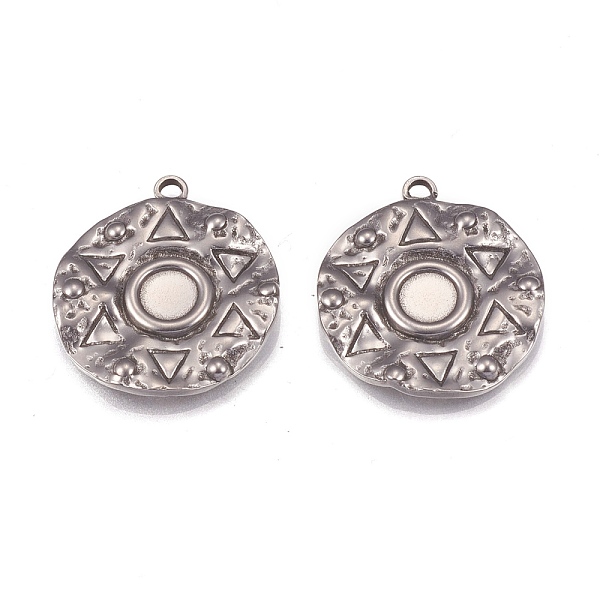 PandaHall 304 Stainless Steel Pendants, Flat Round with Star of David, Gunmetal, 24x21x3mm, Hole: 2mm 304 Stainless Steel Flat Round
PandaHall 304 Stainless Steel Pendants, Flat Round with Star of David, Gunmetal, 24x21x3mm, Hole: 2mm 304 Stainless Steel Flat Round