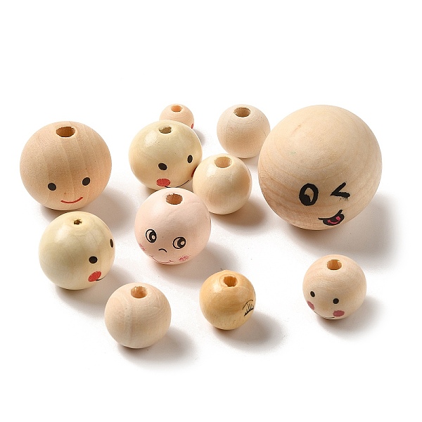 PandaHall Wood European Beads, Round with Smiling Face, Wheat, 12~39x10.5~39mm, Hole: 4~6mm Wood Round Orange
PandaHall Wood European Beads, Round with Smiling Face, Wheat, 12~39x10.5~39mm, Hole: 4~6mm Wood Round Orange