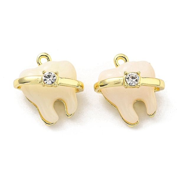 PandaHall Rack Plating Alloy Resin Pendants, Tooth Shape Charms with Crystal Rhinestone, Long-Lasting Plated, Lead Free & Cadmium Free...
PandaHall Rack Plating Alloy Resin Pendants, Tooth Shape Charms with Crystal Rhinestone, Long-Lasting Plated, Lead Free & Cadmium Free...