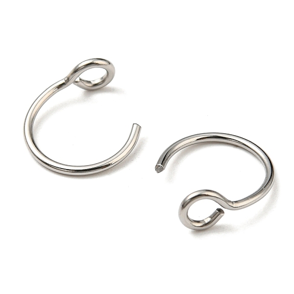 PandaHall 304 Stainless Steel Clip on Nose Ring Findings, Nose Cuff Non Piercing Jewelry, Stainless Steel Color, 10x9.5x4mm, Hole: 2mm 304...
PandaHall 304 Stainless Steel Clip on Nose Ring Findings, Nose Cuff Non Piercing Jewelry, Stainless Steel Color, 10x9.5x4mm, Hole: 2mm 304...