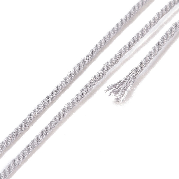 PandaHall Cotton Cord, Braided Rope, with Paper Reel, for Wall Hanging, Crafts, Gift Wrapping, Light Grey, 1.2mm, about 27.34 Yards...
PandaHall Cotton Cord, Braided Rope, with Paper Reel, for Wall Hanging, Crafts, Gift Wrapping, Light Grey, 1.2mm, about 27.34 Yards...