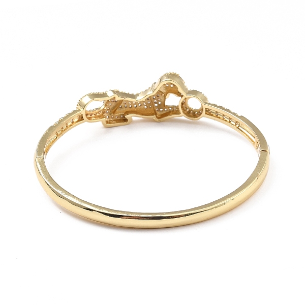 PandaHall Clear Cubic Zirconia Leopard Hinged Cuff Bangle, Brass Jewelry for Women, Cadmium Free & Lead Free, Real 18K Gold Plated, Inner...
PandaHall Clear Cubic Zirconia Leopard Hinged Cuff Bangle, Brass Jewelry for Women, Cadmium Free & Lead Free, Real 18K Gold Plated, Inner...
