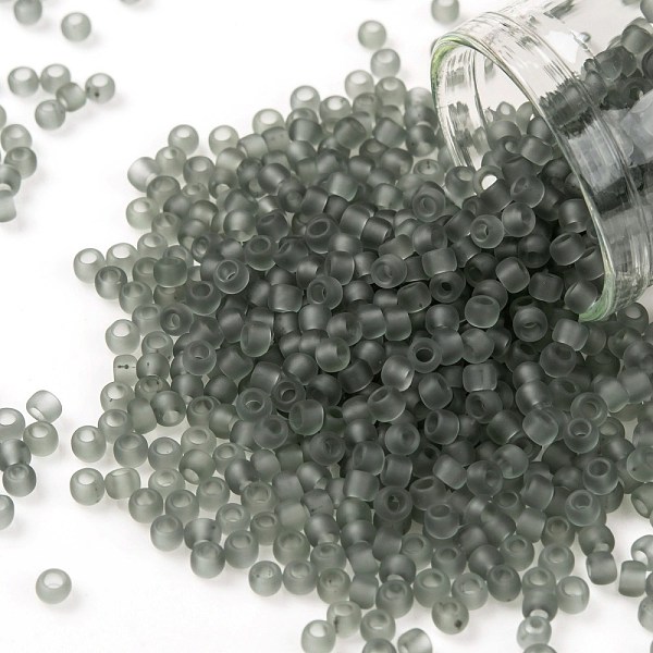 PandaHall TOHO Round Seed Beads, Japanese Seed Beads, (9F) Transparent Frost Light Gray, 8/0, 3mm, Hole: 1mm, about 10000pcs/pound Glass...
PandaHall TOHO Round Seed Beads, Japanese Seed Beads, (9F) Transparent Frost Light Gray, 8/0, 3mm, Hole: 1mm, about 10000pcs/pound Glass...