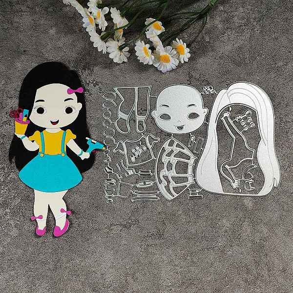 PandaHall Cute Girl Carbon Steel Cutting Dies Stencils, for DIY Scrapbooking, Photo Album, Decorative Embossing Paper Card, Matte Stainless...
PandaHall Cute Girl Carbon Steel Cutting Dies Stencils, for DIY Scrapbooking, Photo Album, Decorative Embossing Paper Card, Matte Stainless...