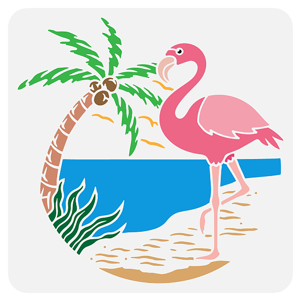 PandaHall PET Hollow Out Drawing Painting Stencils, for DIY Scrapbook, Photo Album, Flamingo Shape, 30x30cm Plastic Flamingo Shape
PandaHall PET Hollow Out Drawing Painting Stencils, for DIY Scrapbook, Photo Album, Flamingo Shape, 30x30cm Plastic Flamingo Shape