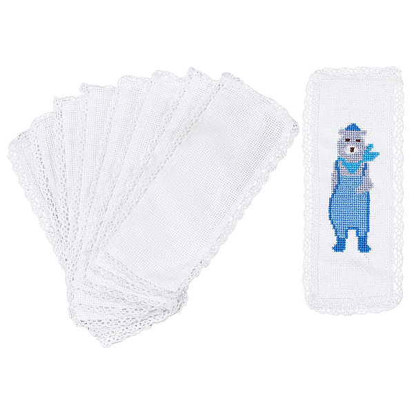 PandaHall 12 Pcs Book Marker Cross Stitch, Aida with Cotton lace Edge Embroidery DIY Bookmark Kit DIY Blank Bookmark Polyester Rectangle..., White
PandaHall 12 Pcs Book Marker Cross Stitch, Aida with Cotton lace Edge Embroidery DIY Bookmark Kit DIY Blank Bookmark Polyester Rectangle..., White