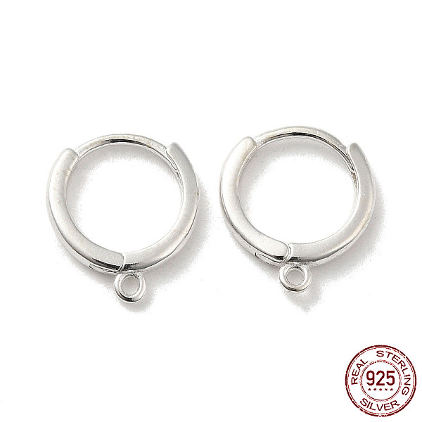PandaHall 925 Sterling Silver Huggie Hoop Earring Findings, with Loops, with S925 Stamp, Silver, 19 Gauge, 14x12.5x1.6mm, Hole: 1.2mm, Pin...
PandaHall 925 Sterling Silver Huggie Hoop Earring Findings, with Loops, with S925 Stamp, Silver, 19 Gauge, 14x12.5x1.6mm, Hole: 1.2mm, Pin...