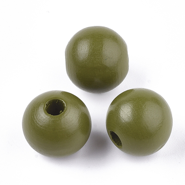 PandaHall Painted Natural Wood European Beads, Large Hole Beads, Round, Olive, 16x15mm, Hole: 4mm Wood Round Green
PandaHall Painted Natural Wood European Beads, Large Hole Beads, Round, Olive, 16x15mm, Hole: 4mm Wood Round Green