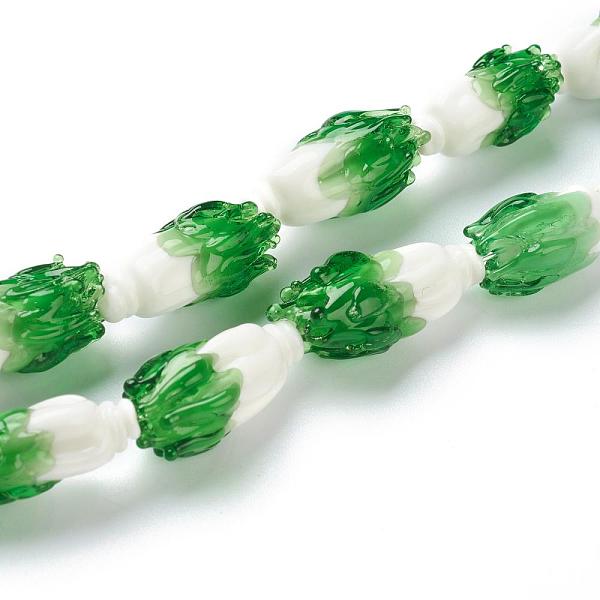 PandaHall Handmade Lampwork Beads, Chinese Cabbage, Green, 22.5~24.5x11~12mm, Hole: 2mm Lampwork Others Green
PandaHall Handmade Lampwork Beads, Chinese Cabbage, Green, 22.5~24.5x11~12mm, Hole: 2mm Lampwork Others Green