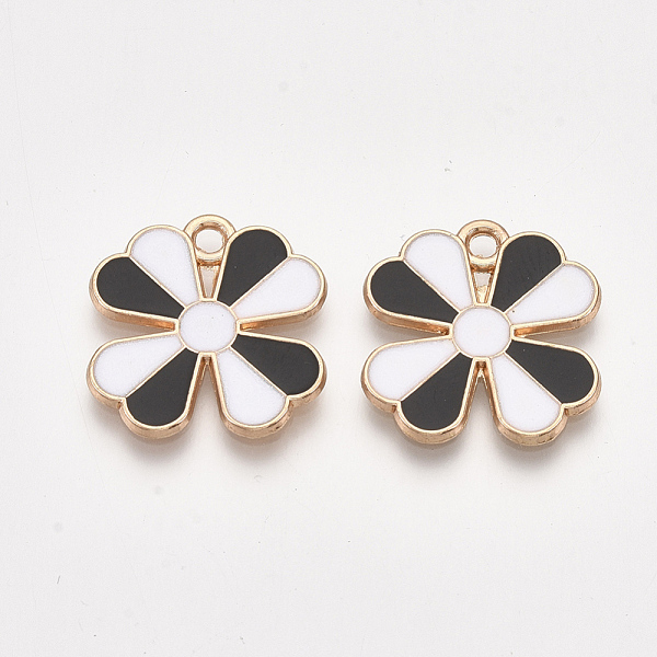 PandaHall Alloy Pendants, Cadmium Free & Lead Free, with Enamel, Clover, Black & White, Light Gold, 20x19x1mm, Hole: 1.8mm Alloy+Enamel...
PandaHall Alloy Pendants, Cadmium Free & Lead Free, with Enamel, Clover, Black & White, Light Gold, 20x19x1mm, Hole: 1.8mm Alloy+Enamel...