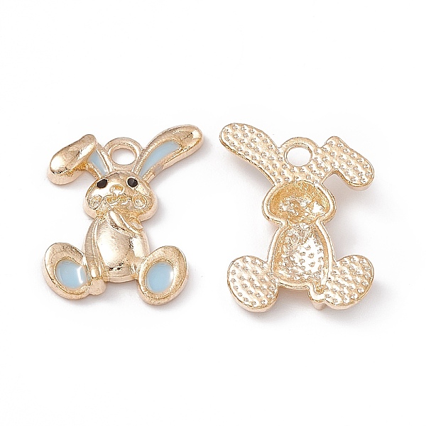 PandaHall Alloy Enamel Pendants, Light Gold, Rabbit Charm, Light Sky Blue, 20x14x3mm, Hole: 2mm Alloy+Enamel Rabbit
PandaHall Alloy Enamel Pendants, Light Gold, Rabbit Charm, Light Sky Blue, 20x14x3mm, Hole: 2mm Alloy+Enamel Rabbit