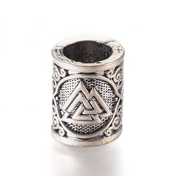 PandaHall Alloy Bead, Large Hole Beads, Column with Triangle, Antique Silver, 15x12mm, Hole: 8mm Alloy Column
PandaHall Alloy Bead, Large Hole Beads, Column with Triangle, Antique Silver, 15x12mm, Hole: 8mm Alloy Column
