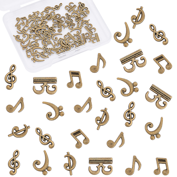 PandaHall Olycraft Alloy Cabochons, Musical Note, For UV Resin Filler, Epoxy Resin Jewelry Making, Antique Bronze, 90pcs/box Alloy Musical...
PandaHall Olycraft Alloy Cabochons, Musical Note, For UV Resin Filler, Epoxy Resin Jewelry Making, Antique Bronze, 90pcs/box Alloy Musical...