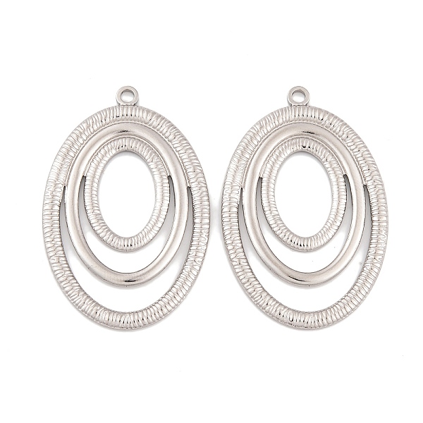 PandaHall 304 Stainless Steel Pendants, Oval Charm, Stainless Steel Color, 42.5x28x2mm, Hole: 2mm 304 Stainless Steel Oval
PandaHall 304 Stainless Steel Pendants, Oval Charm, Stainless Steel Color, 42.5x28x2mm, Hole: 2mm 304 Stainless Steel Oval