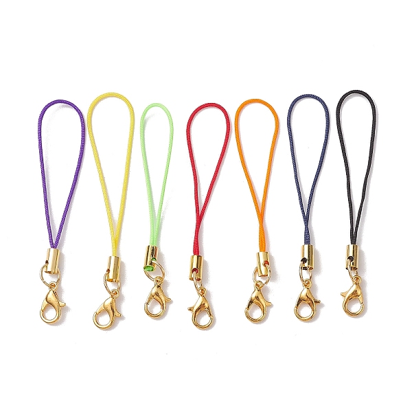 PandaHall Nylon Mobile Straps, with Zinc Alloy Lobster Claw Clasps, Mixed Color, 6.5cm, about 7Pcs/Set Nylon Multicolor
PandaHall Nylon Mobile Straps, with Zinc Alloy Lobster Claw Clasps, Mixed Color, 6.5cm, about 7Pcs/Set Nylon Multicolor