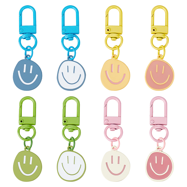 PandaHall HOBBIESAY 8Pcs 8 Colors Enamel Smiling Face Pendant Decorations, with Alloy Clasp, for Car Earphone Bag Pendant Decoration, Mixed..., Multicolor
PandaHall HOBBIESAY 8Pcs 8 Colors Enamel Smiling Face Pendant Decorations, with Alloy Clasp, for Car Earphone Bag Pendant Decoration, Mixed..., Multicolor