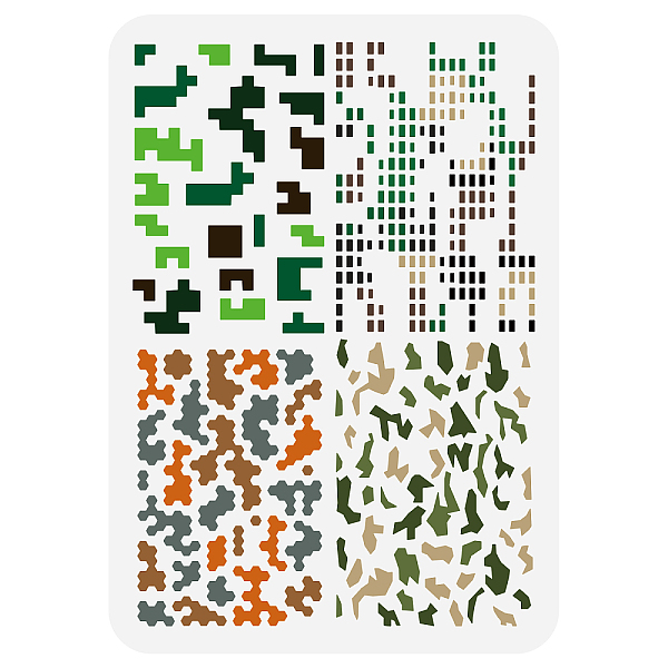 PandaHall Plastic Drawing Painting Stencils Templates, for Painting on Scrapbook Fabric Tiles Floor Furniture Wood, Rectangle, Mixed Shapes...
PandaHall Plastic Drawing Painting Stencils Templates, for Painting on Scrapbook Fabric Tiles Floor Furniture Wood, Rectangle, Mixed Shapes...