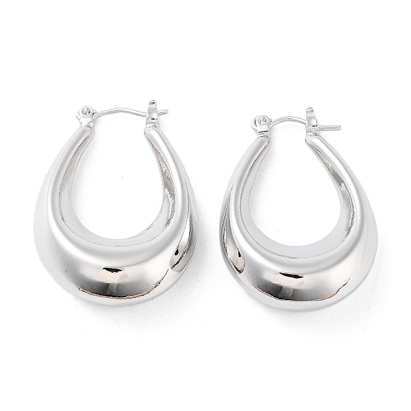 PandaHall Brass Hoop Earrings, Teardrop, Real Platinum Plated, 32x22x10mm Brass Teardrop
PandaHall Brass Hoop Earrings, Teardrop, Real Platinum Plated, 32x22x10mm Brass Teardrop