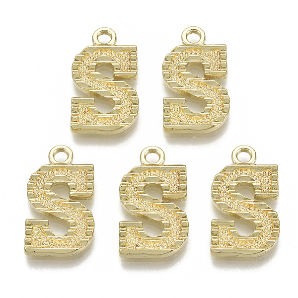PandaHall Alloy Pendants, Cadmium Free & Nickel Free & Lead Free, Initial Letter, Real 18K Gold Plated, Initial Letter.S, 20.5x11.5x2mm...
PandaHall Alloy Pendants, Cadmium Free & Nickel Free & Lead Free, Initial Letter, Real 18K Gold Plated, Initial Letter.S, 20.5x11.5x2mm...