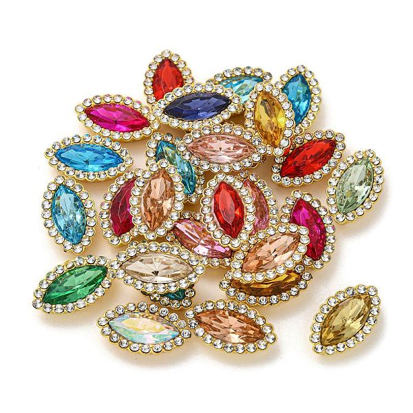 PandaHall Acrylic Rhinetsone Cabochons, with ABS Plastic, Horse Eye, Golden, 20x11.5x5mm Acrylic Rhinestone Horse Eye Multicolor
PandaHall Acrylic Rhinetsone Cabochons, with ABS Plastic, Horse Eye, Golden, 20x11.5x5mm Acrylic Rhinestone Horse Eye Multicolor