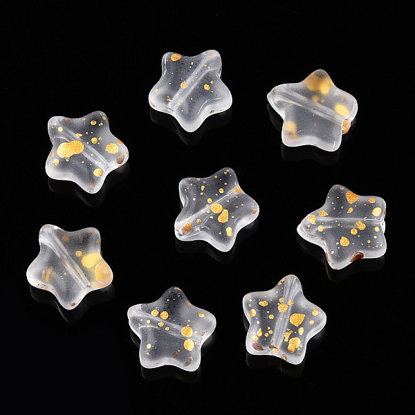 PandaHall Spray Painted Glass Beads, Frosted, Star, Clear, 8x8.5x4mm, Hole: 1mm Glass Star Clear
PandaHall Spray Painted Glass Beads, Frosted, Star, Clear, 8x8.5x4mm, Hole: 1mm Glass Star Clear