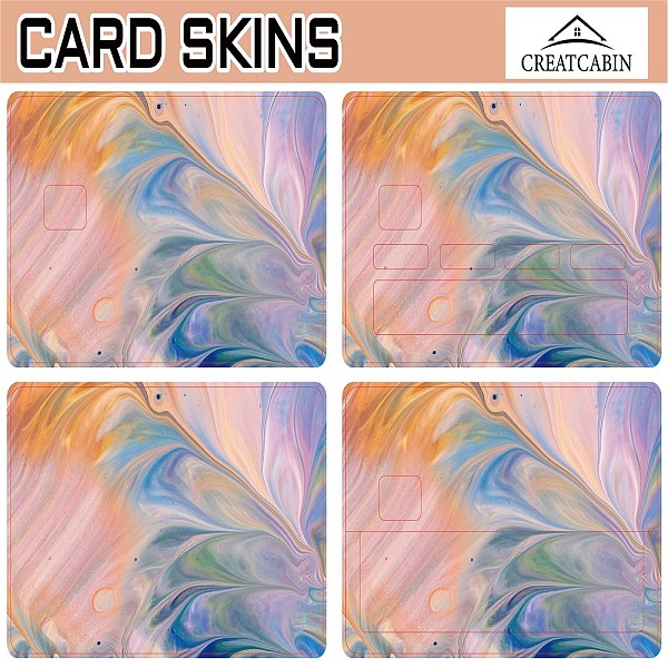 PandaHall PVC Plastic Waterproof Card Stickers, Self-adhesion Card Skin for Bank Card Decor, Rectangle, Mixed Shapes, 186.3x137.3mm Plastic...
PandaHall PVC Plastic Waterproof Card Stickers, Self-adhesion Card Skin for Bank Card Decor, Rectangle, Mixed Shapes, 186.3x137.3mm Plastic...