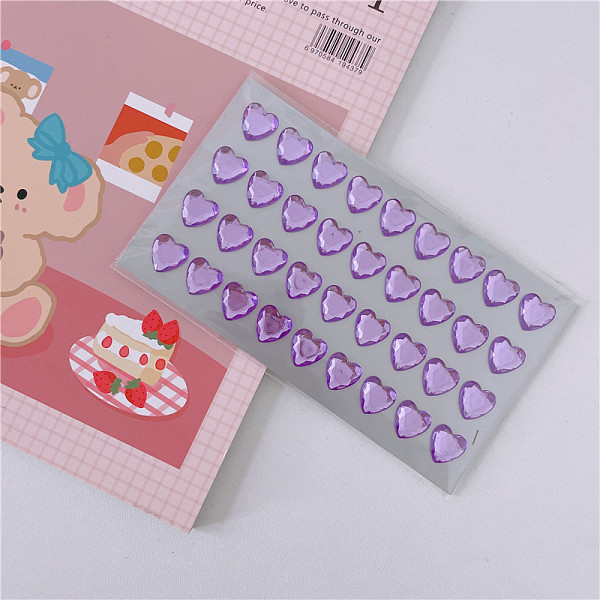 PandaHall Acrylic Rhinestone Self-Adhesive Stickers, Waterproof Bling Faceted Heart Crystal Decals for Party Decorative Presents, Kid's Art..., Purple
PandaHall Acrylic Rhinestone Self-Adhesive Stickers, Waterproof Bling Faceted Heart Crystal Decals for Party Decorative Presents, Kid's Art..., Purple