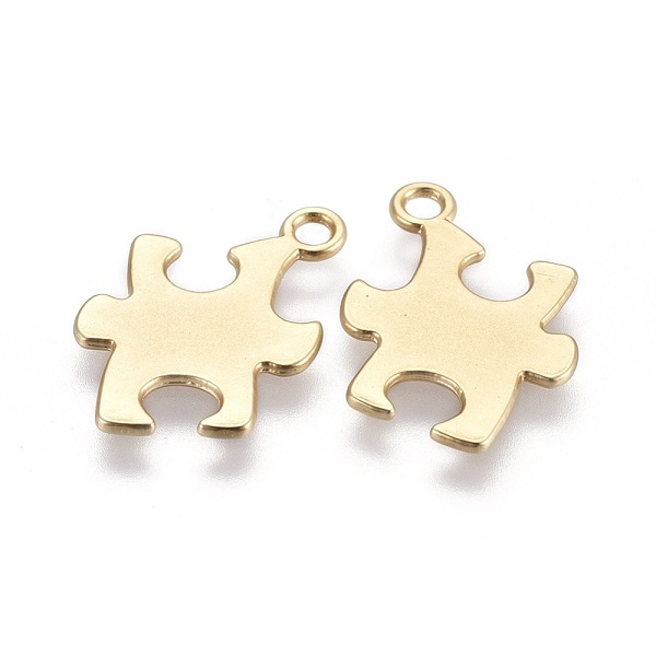 PandaHall Alloy Pendants, Puzzle Piece, Puzzle Autism Symbol, Lead Free & Nickel Free & Cadmium Free, Real 18K Gold Plated, Matte Gold Color...
PandaHall Alloy Pendants, Puzzle Piece, Puzzle Autism Symbol, Lead Free & Nickel Free & Cadmium Free, Real 18K Gold Plated, Matte Gold Color...