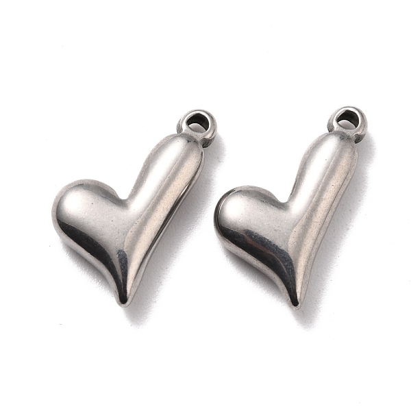 PandaHall 304 Stainless Steel Pendants, Heart, Stainless Steel Color, 18x16x4mm, Hole: 1.2mm 304 Stainless Steel Heart
PandaHall 304 Stainless Steel Pendants, Heart, Stainless Steel Color, 18x16x4mm, Hole: 1.2mm 304 Stainless Steel Heart