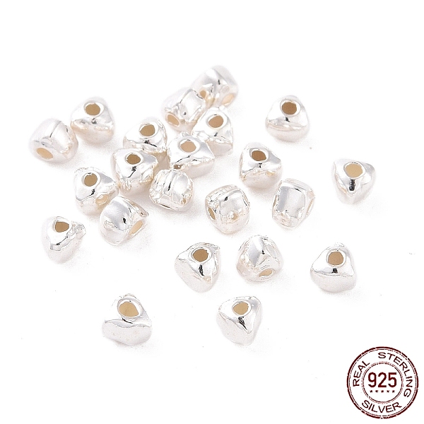 PandaHall 925 Sterling Silver Beads, Triangle, Silver, 3x3x2.5mm, Hole: 0.8mm, about 166Pcs/10g Sterling Silver Triangle
PandaHall 925 Sterling Silver Beads, Triangle, Silver, 3x3x2.5mm, Hole: 0.8mm, about 166Pcs/10g Sterling Silver Triangle