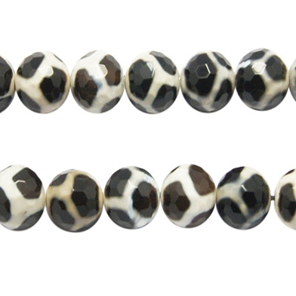 PandaHall Tibetan Style Turtle Back Pattern dZi Beads, Natural Agate, Giraffe Skin Agate, Dyed, Faceted Round, 6mm, Hole: 1mm, about..., Black
PandaHall Tibetan Style Turtle Back Pattern dZi Beads, Natural Agate, Giraffe Skin Agate, Dyed, Faceted Round, 6mm, Hole: 1mm, about..., Black
