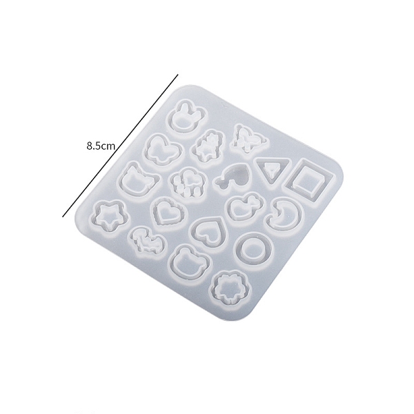 PandaHall Quicksand Molds, Silicone Shaker Molds, for DIY Resin Dangle Earrings, Mixed Patterns, 85x85x4mm Silicone Square White
PandaHall Quicksand Molds, Silicone Shaker Molds, for DIY Resin Dangle Earrings, Mixed Patterns, 85x85x4mm Silicone Square White