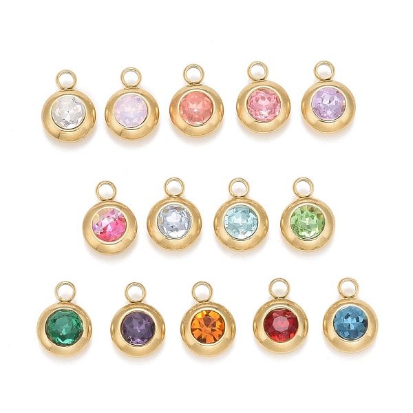 PandaHall Ion Plating(IP) 304 Stainless Steel Pendants, with K9 Rhinestone, Flat Round, Mixed Color, 14x10x6mm, Hole: 2.5mm 303 Stainless..., Multicolor
PandaHall Ion Plating(IP) 304 Stainless Steel Pendants, with K9 Rhinestone, Flat Round, Mixed Color, 14x10x6mm, Hole: 2.5mm 303 Stainless..., Multicolor