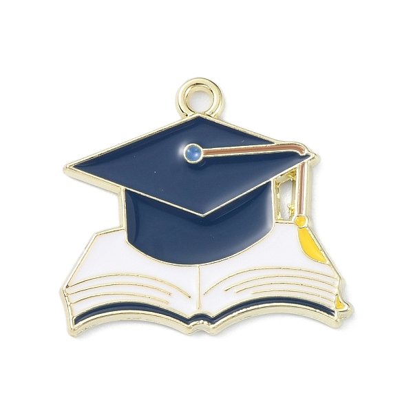 PandaHall Graduation Theme Alloy Enamel Pendants, Light Gold, Book, 22.5x25x1.5mm, Hole: 1.8mm Alloy+Enamel Book
PandaHall Graduation Theme Alloy Enamel Pendants, Light Gold, Book, 22.5x25x1.5mm, Hole: 1.8mm Alloy+Enamel Book