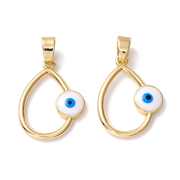 PandaHall Brass Enamel Pendants, Long-Lasting Plated, Cadmium Free & Nickel Free & Lead Free, Teardrop with Evil Eye, Real 18K Gold Plated...
PandaHall Brass Enamel Pendants, Long-Lasting Plated, Cadmium Free & Nickel Free & Lead Free, Teardrop with Evil Eye, Real 18K Gold Plated...