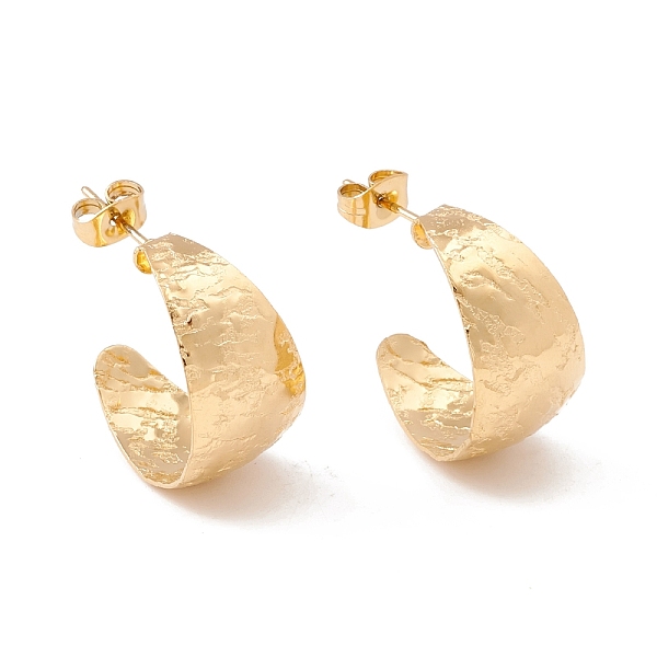 PandaHall Ion Plating(IP) 304 Stainless Steel Chunky C-shape Stud Earrings, Half Hoop Earrings for Women, Golden, 22x12mm, Pin: 0.7mm 304...
PandaHall Ion Plating(IP) 304 Stainless Steel Chunky C-shape Stud Earrings, Half Hoop Earrings for Women, Golden, 22x12mm, Pin: 0.7mm 304...