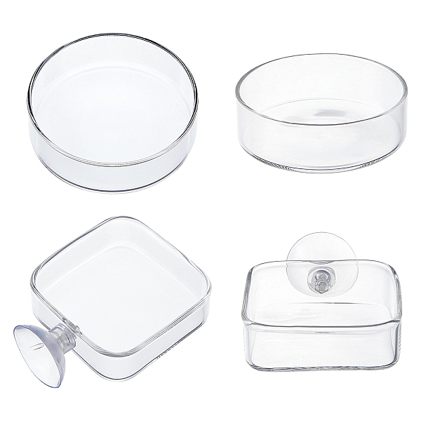 PandaHall SUPERFINDINGS 4Pcs 2 Styles Transparent Glass Aquarium Shrimp Food Feeder Dish, Fish Tank Feeding Bowls Dishes, Flat Round &..., Clear
PandaHall SUPERFINDINGS 4Pcs 2 Styles Transparent Glass Aquarium Shrimp Food Feeder Dish, Fish Tank Feeding Bowls Dishes, Flat Round &..., Clear
